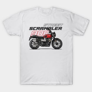 Street Scrambler 900 - Red T-Shirt